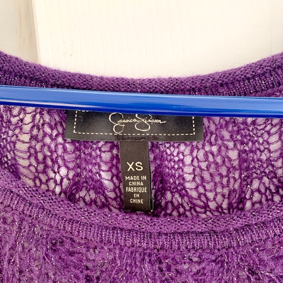 Jessica Simpson purple top - Picture 3 of 5